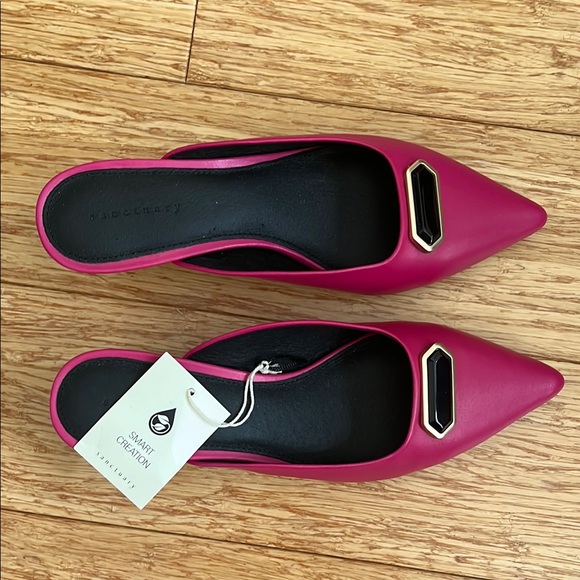 Sanctuary All Night Leather Kitten Heel Mule - Picture 8 of 8